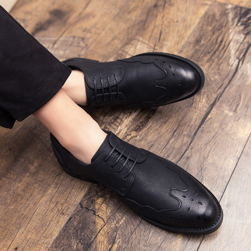 Soft leather pointed shoes men - Sophinity