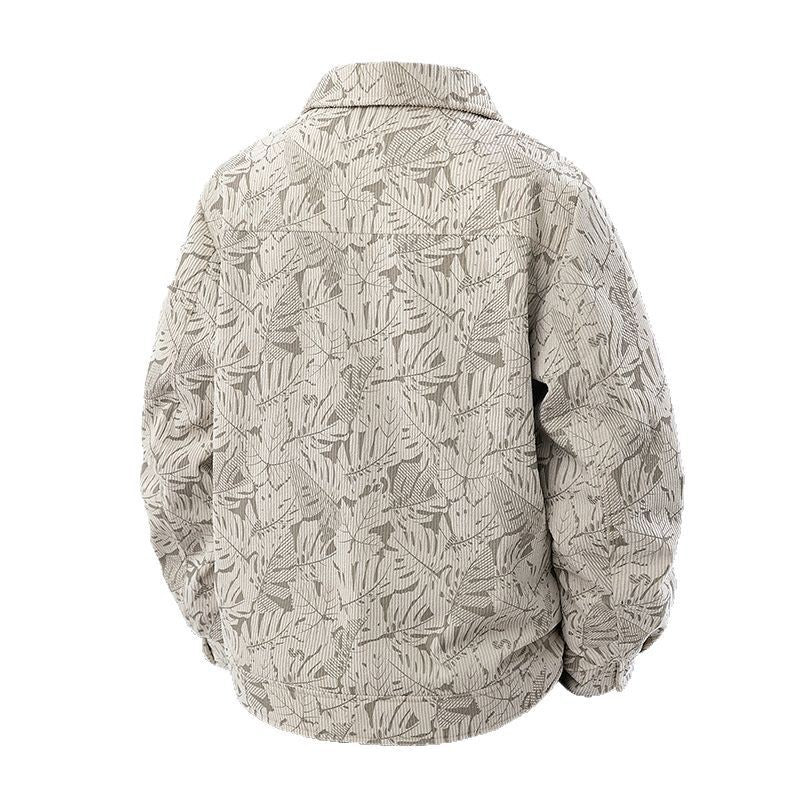 Corduroy Jacket Slim-fit Spring And Autumn Lapel Young And Middle-aged Casual Jacket For Men - Sophinity
