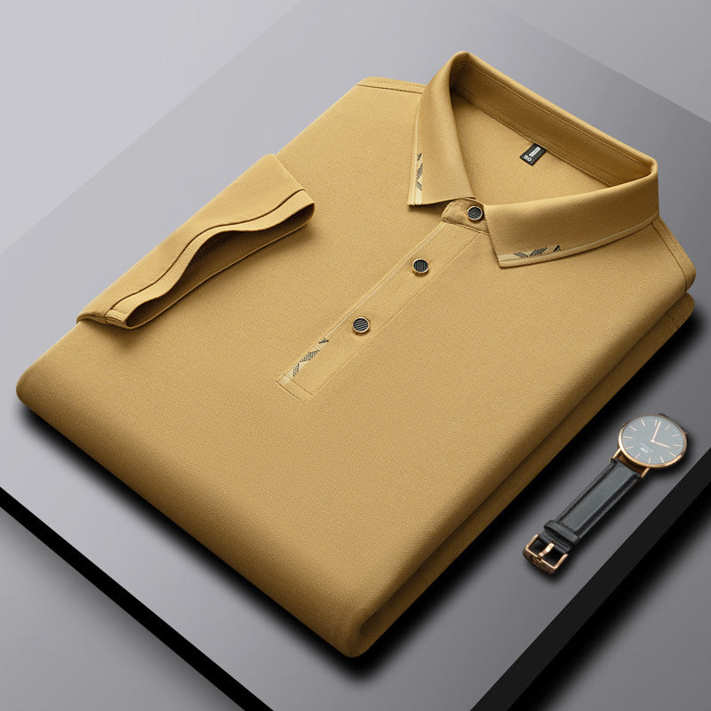 Summer Polo Shirt Comfortable Breathable Cool Feeling Men - Sophinity