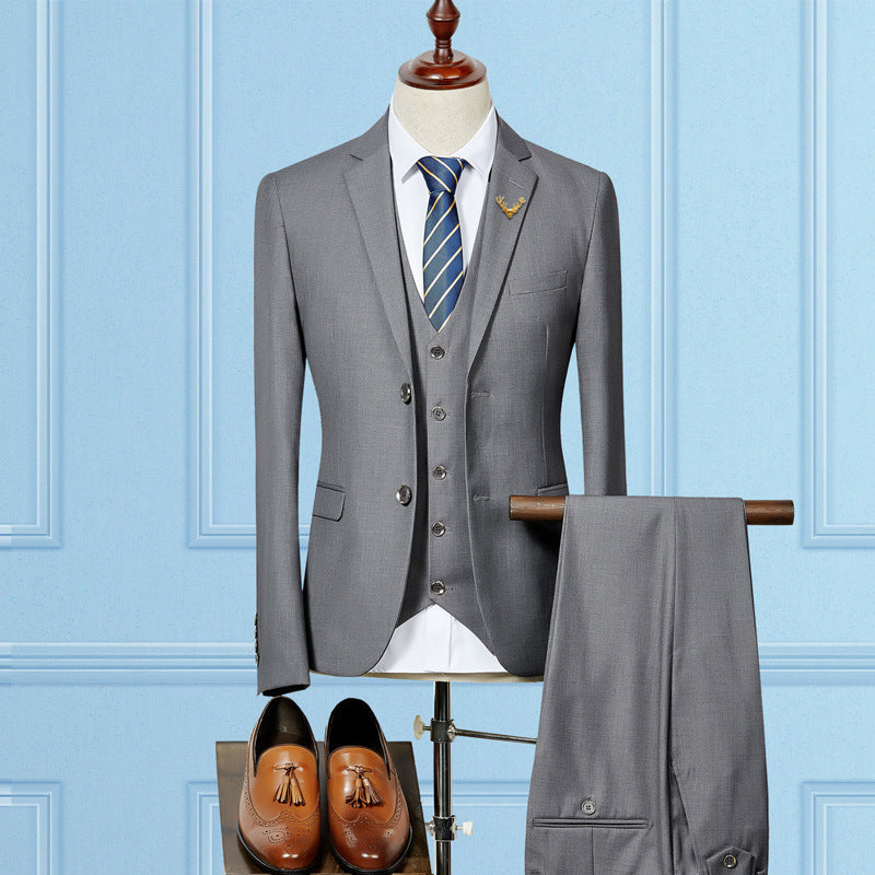 Slim Fit Wedding Suits For Men Custom Made Mens 3 Piece Suit - Sophinity