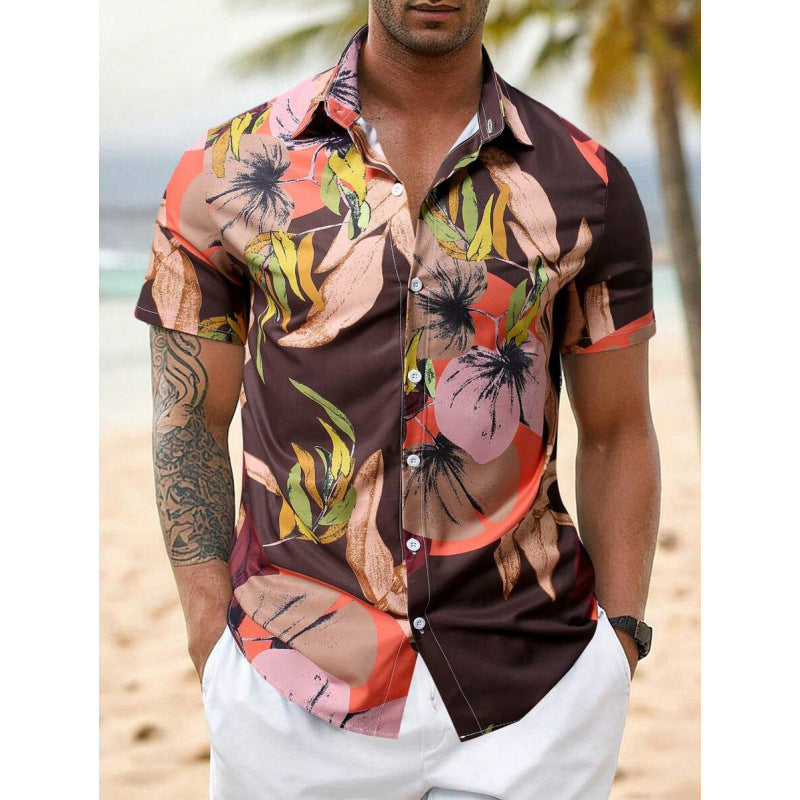 Men's Shirt 3D Printing Stitching Cartoon - Sophinity