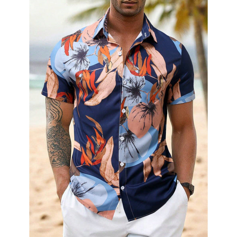 Men's Shirt 3D Printing Stitching Cartoon - Sophinity