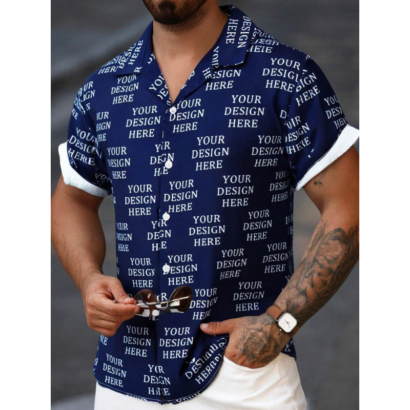 Men's Shirt 3D Printing Stitching Cartoon - Sophinity