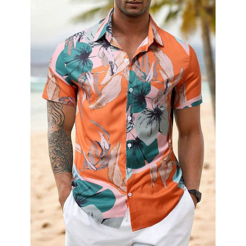 Men's Shirt 3D Printing Stitching Cartoon - Sophinity
