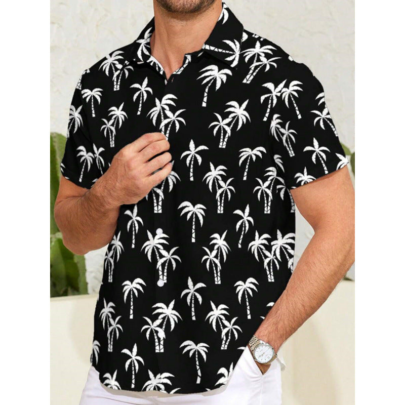Men's Shirt 3D Printing Stitching Cartoon - Sophinity