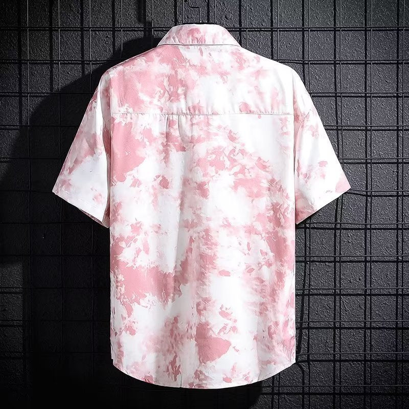 Men's Ice Silk Breathable Summer High-end Printed Shirt - Sophinity