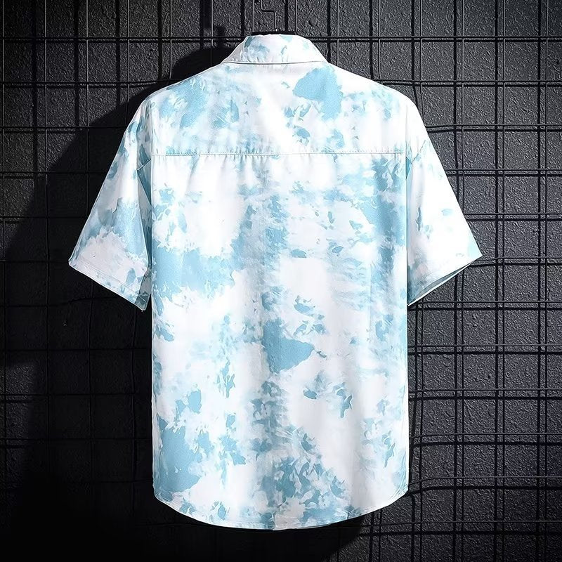 Men's Ice Silk Breathable Summer High-end Printed Shirt - Sophinity