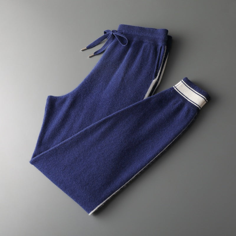 Leisure Sports Cashmere Men's Round Neck Sweater Suit - Sophinity
