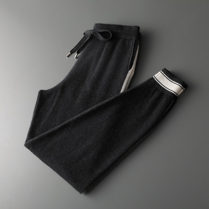 Leisure Sports Cashmere Men's Round Neck Sweater Suit - Sophinity