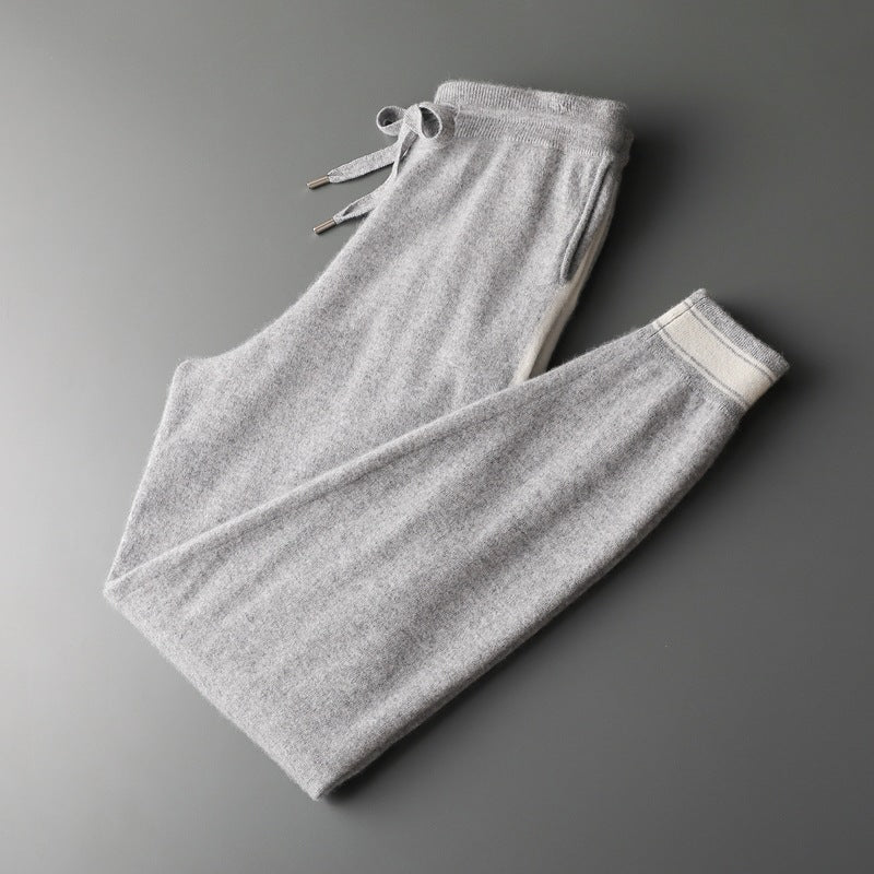 Leisure Sports Cashmere Men's Round Neck Sweater Suit - Sophinity