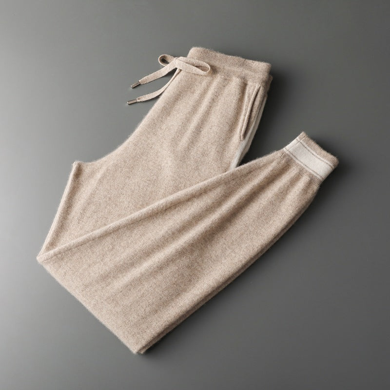 Leisure Sports Cashmere Men's Round Neck Sweater Suit - Sophinity