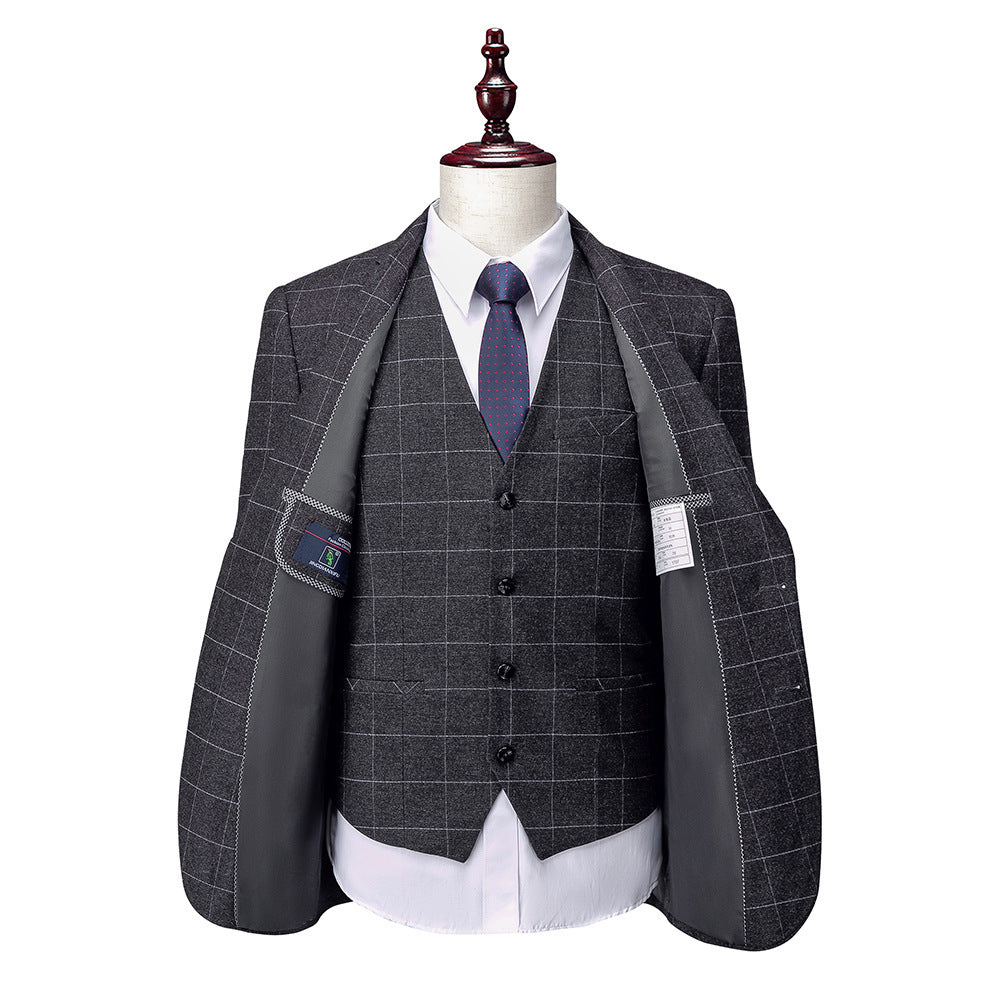 Men's Business Suits Korean Version Slim Wedding Groom Suit Men - Sophinity