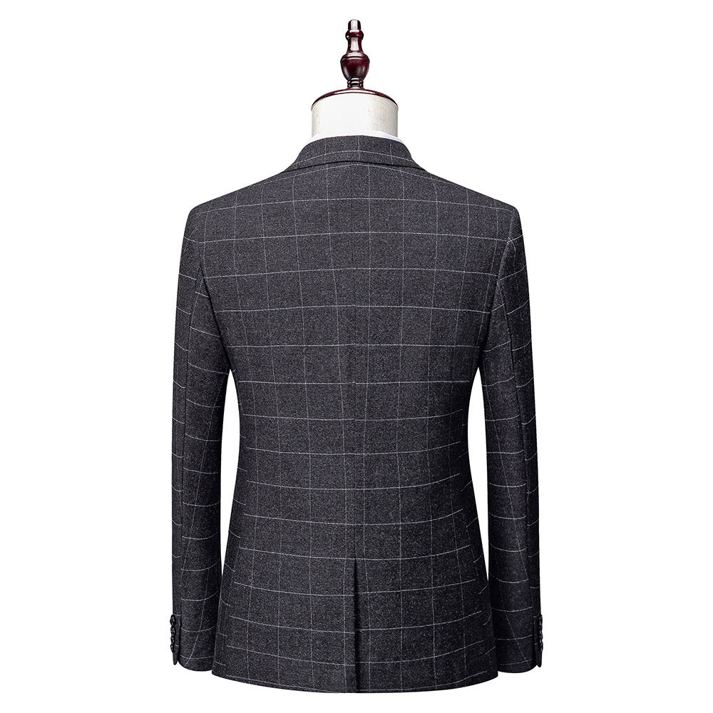 Men's Business Suits Korean Version Slim Wedding Groom Suit Men - Sophinity