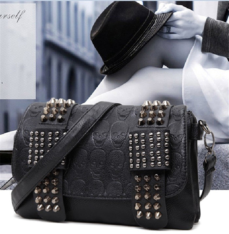 Fashion Women Black Leather Messenger Bags&wallet - Sophinity