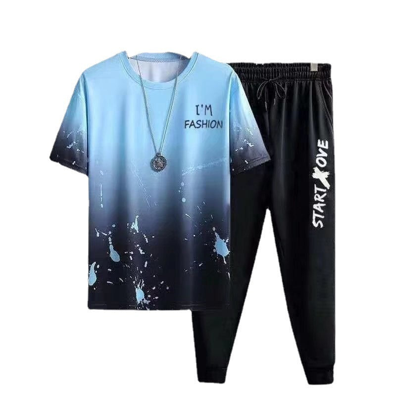 Summer Thin Short-sleeved Trousers Sports Suit - Sophinity