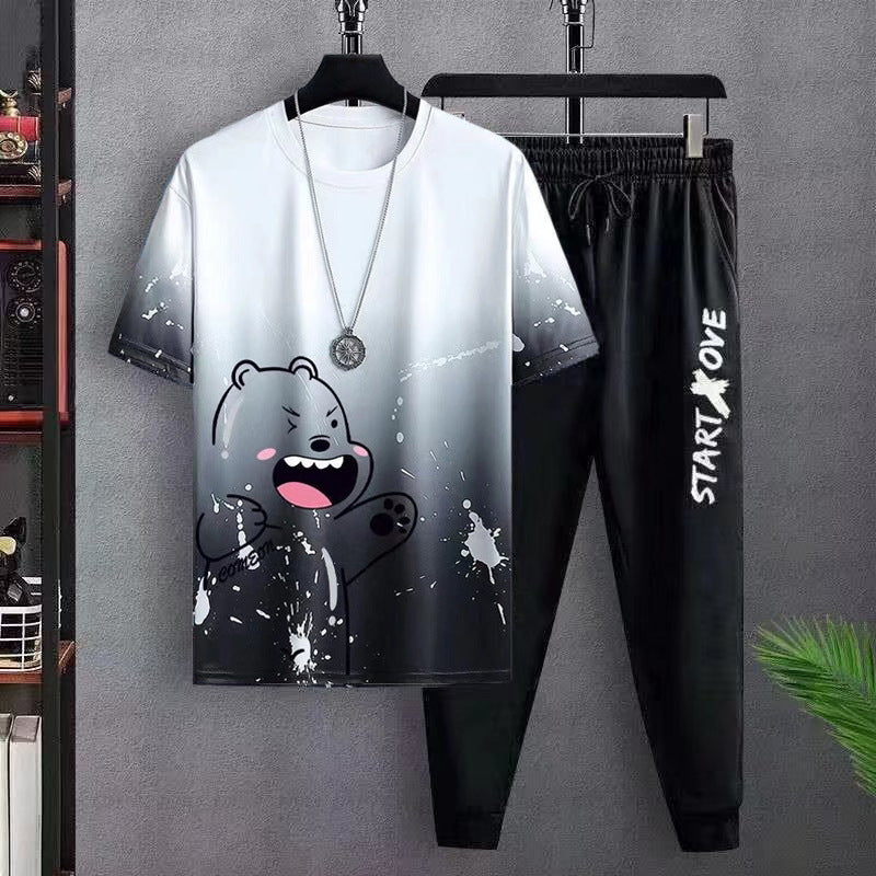 Summer Thin Short-sleeved Trousers Sports Suit - Sophinity