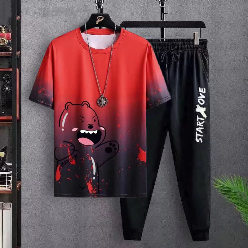 Summer Thin Short-sleeved Trousers Sports Suit - Sophinity