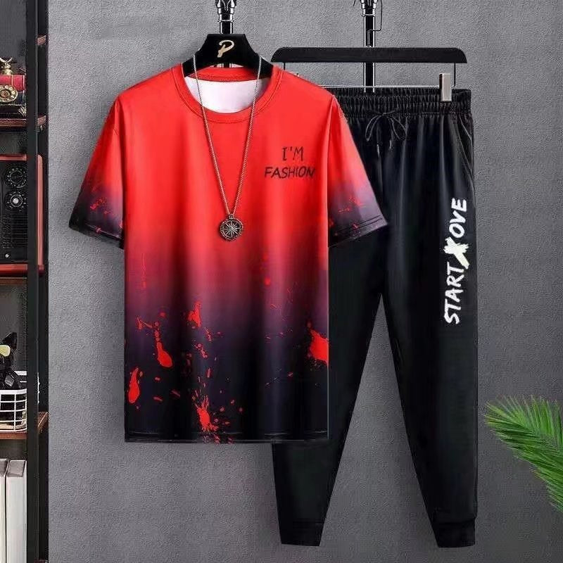 Summer Thin Short-sleeved Trousers Sports Suit - Sophinity