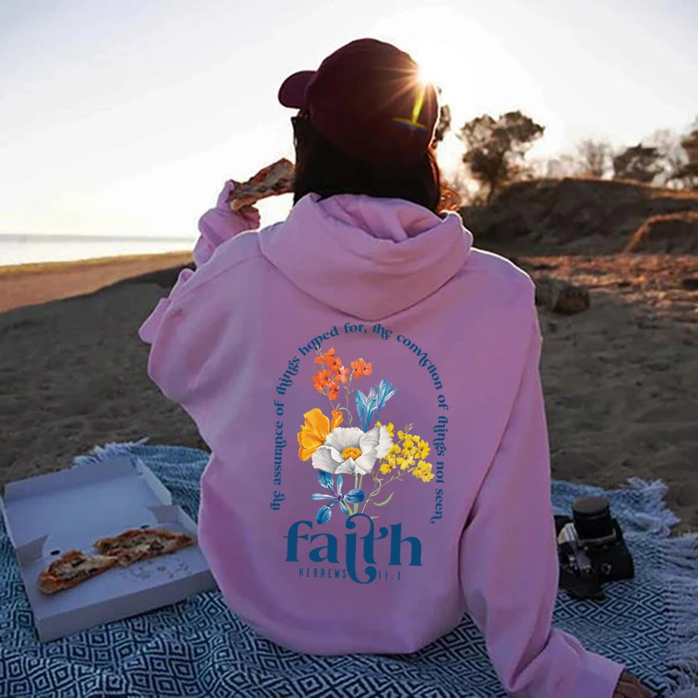 Aesthetic Christian Hoodies Bible Verse Hoodie Women - Sophinity
