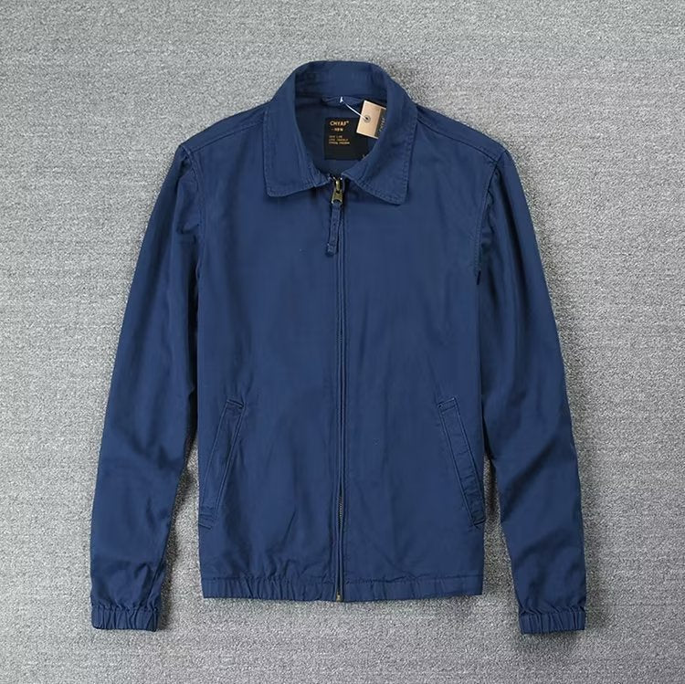 Simple Jacket Men's Leisure Washed-out Distressed - Sophinity