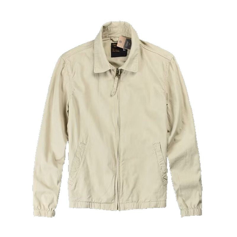 Simple Jacket Men's Leisure Washed-out Distressed - Sophinity
