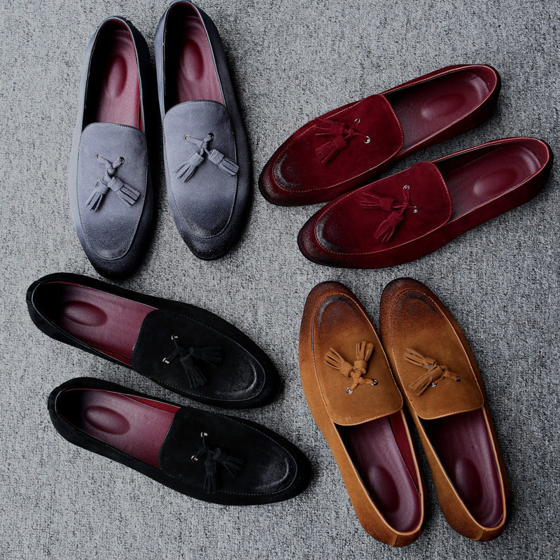 Pea shoes leather shoes for men - Sophinity