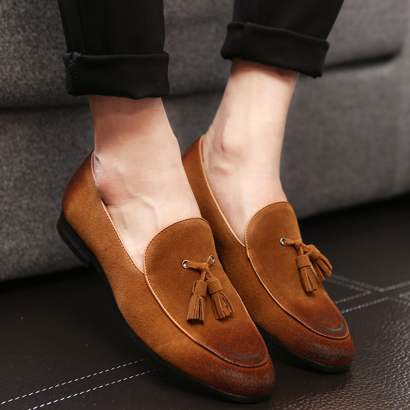 Pea shoes leather shoes for men - Sophinity