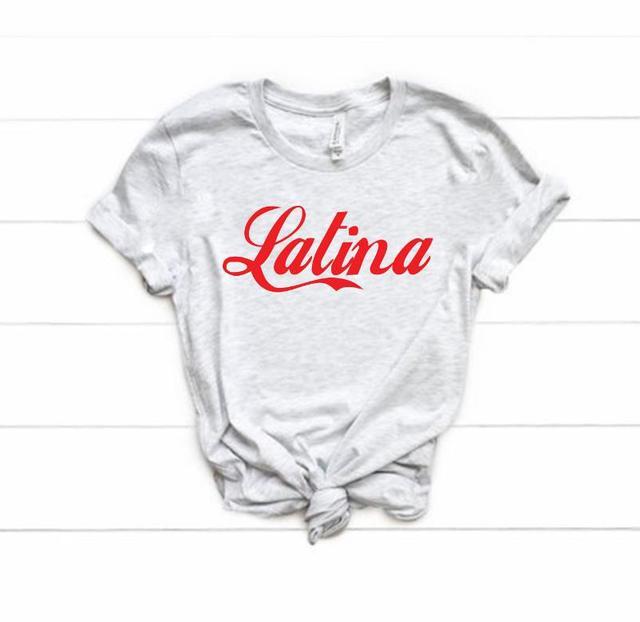 Latina Red Print Women T-shirts Cotton Casual Funny T Shirt - Sophinity