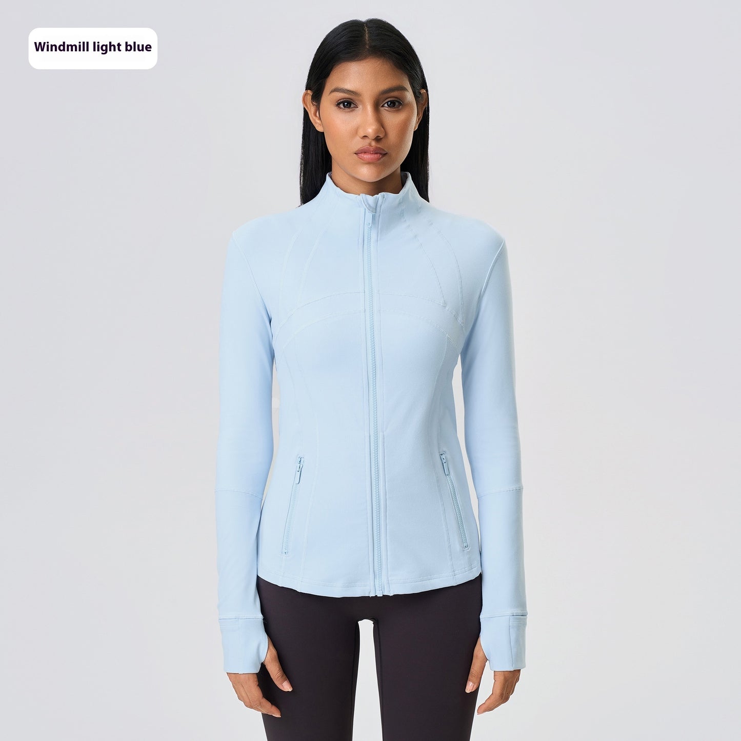 Yoga Sports Jacket Women Elastic Zipper Running Fitness Yoga Jackets - Sophinity