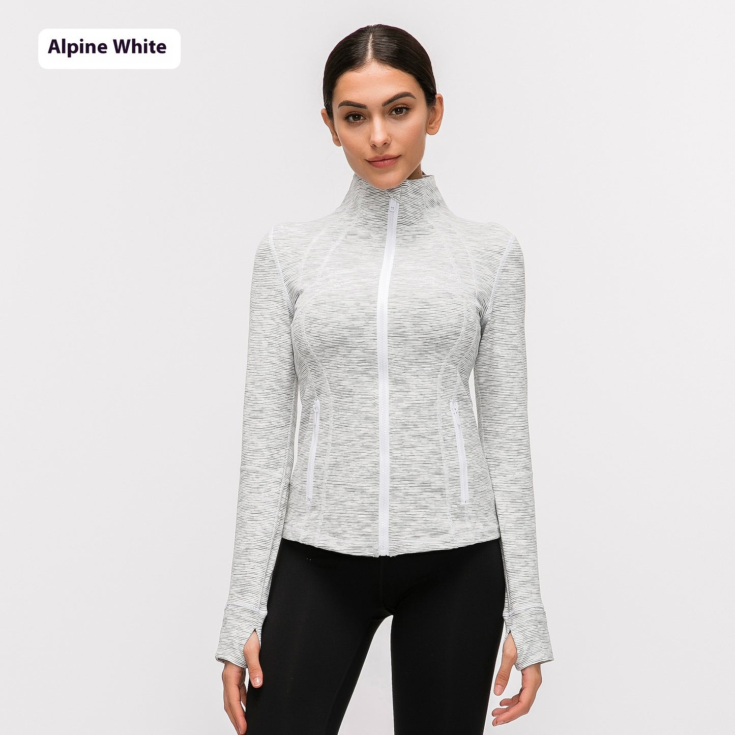 Yoga Sports Jacket Women Elastic Zipper Running Fitness Yoga Jackets - Sophinity