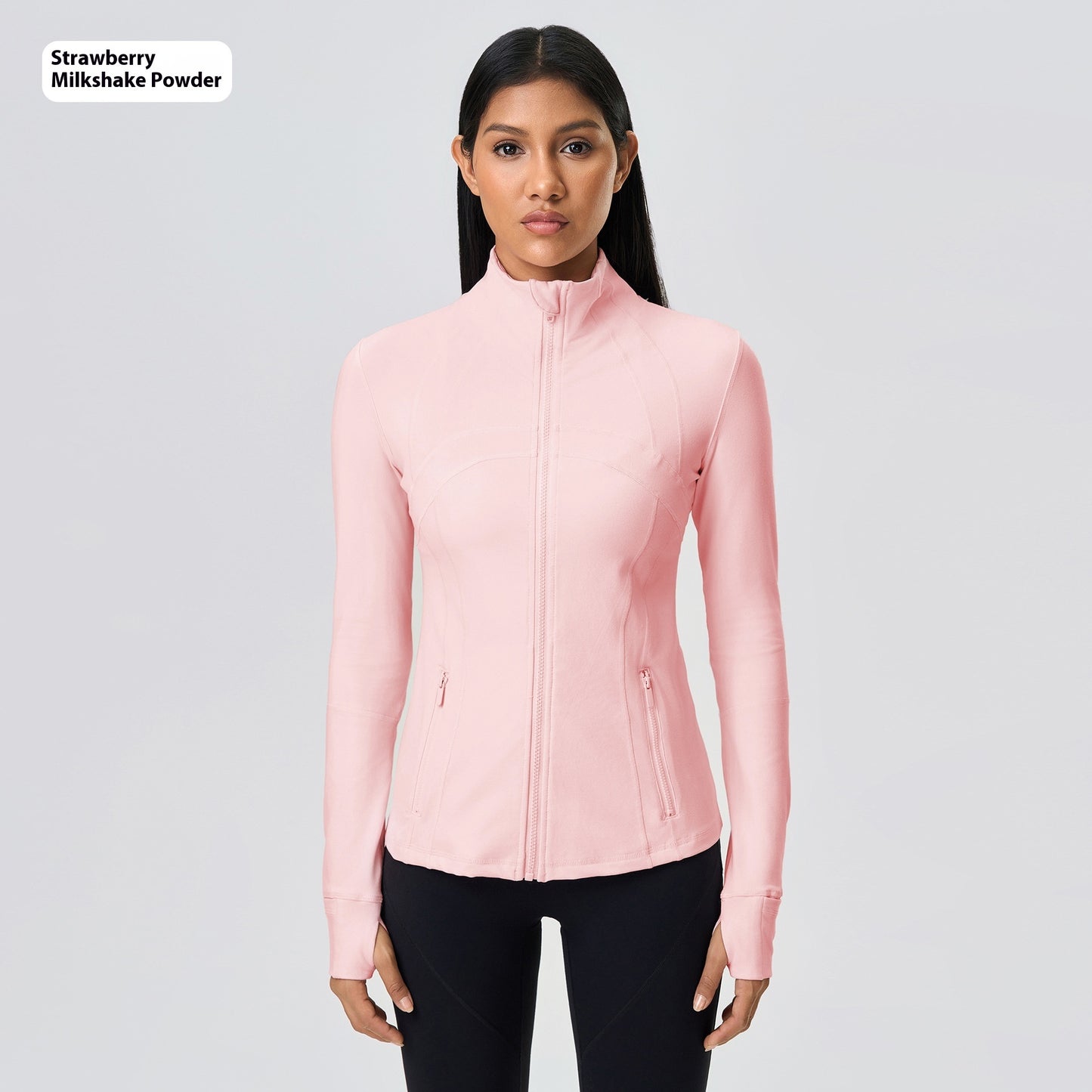 Yoga Sports Jacket Women Elastic Zipper Running Fitness Yoga Jackets - Sophinity