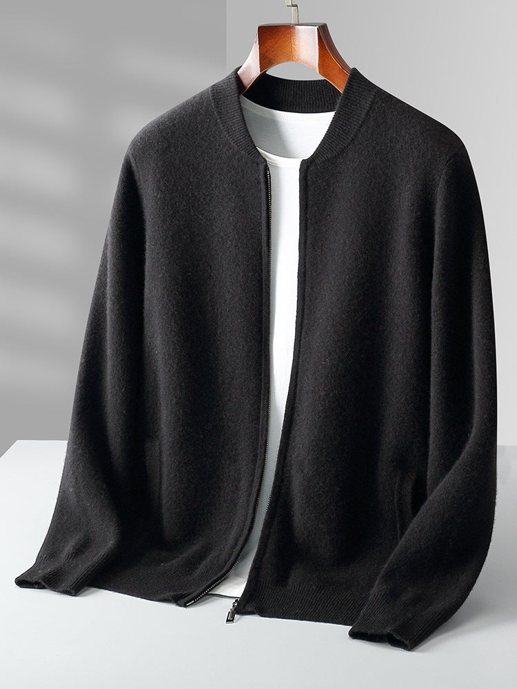Round Neck Top Men's Cardigan Coat - Sophinity