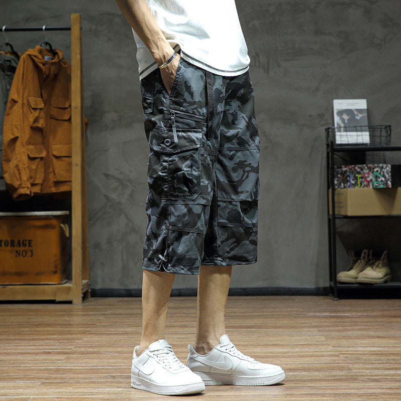 Casual Cropped Pants Men's Loose Straight - Sophinity