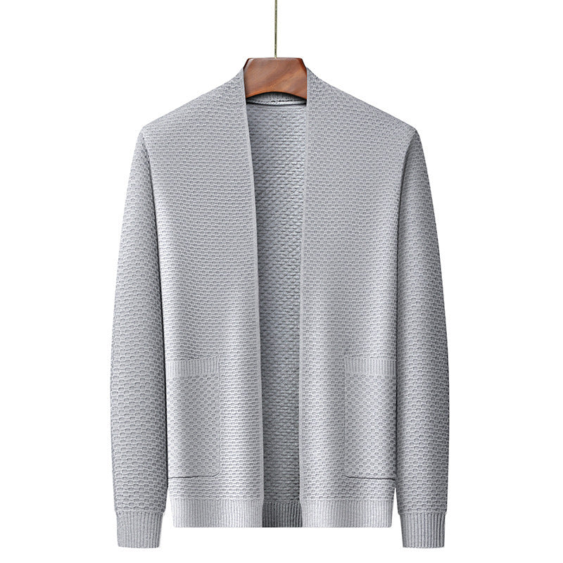 Men's Knitted Cardigan Sweater Coat - Sophinity