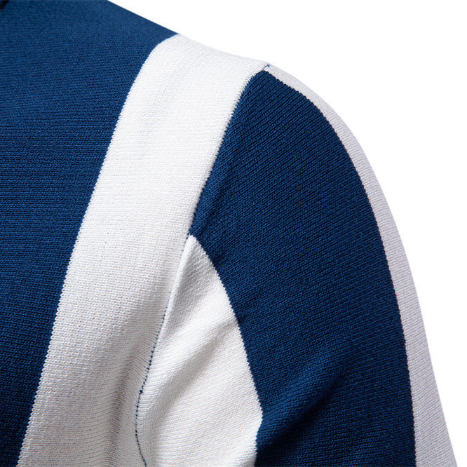 Lapel Short-sleeved Woolen Polo Shirt For Men - Sophinity