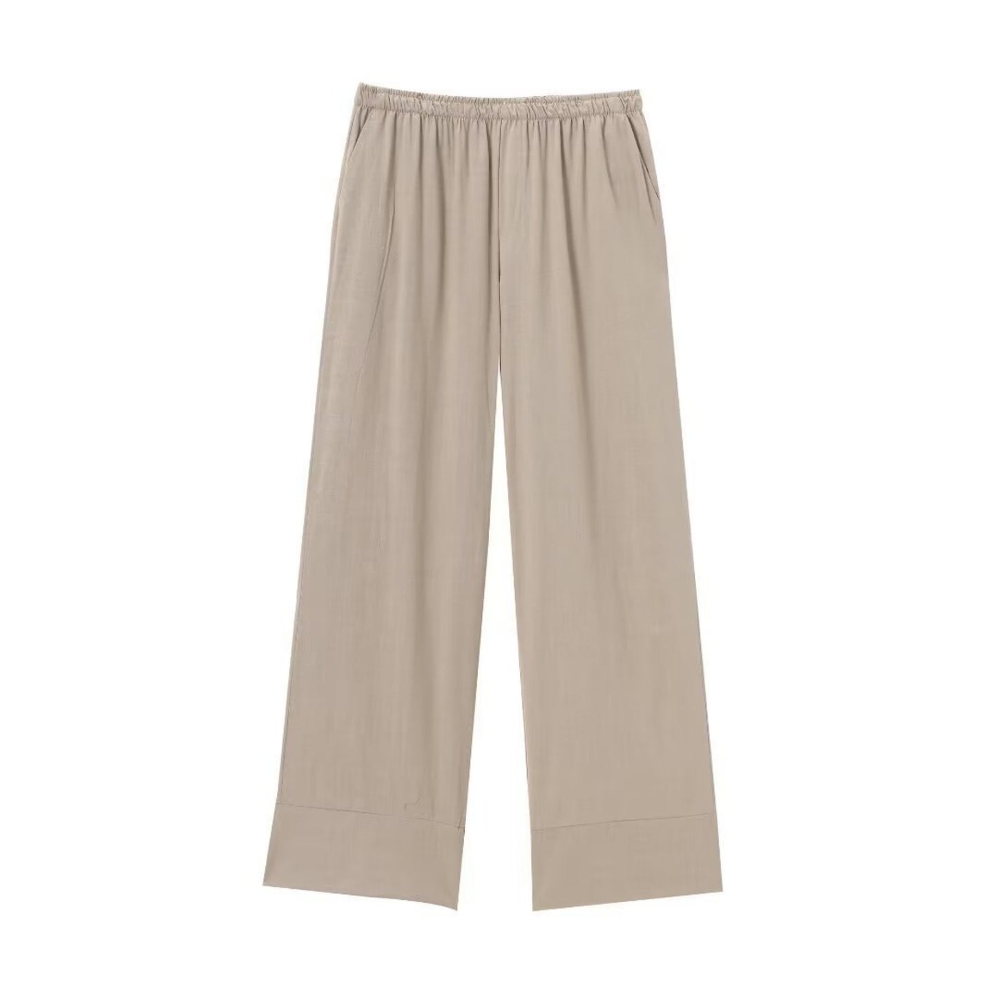 Texture Double Breasted Kimono Style Outerwear Pants