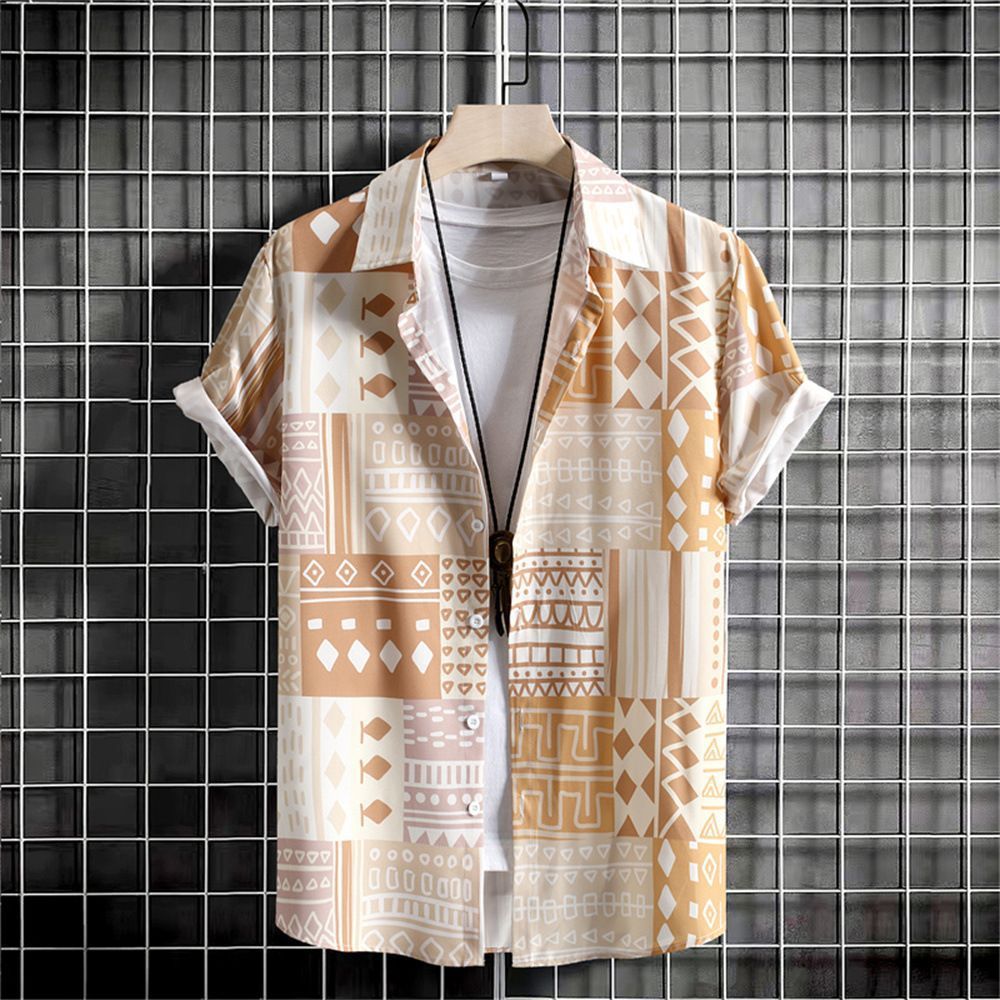 Men's Shirt Hot Sale In Hot-selling Floral-print Hawaiian Beach Degrees - Sophinity
