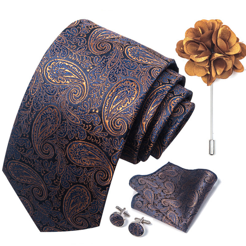 Men's Tie Suit Pocket Square Combo 8 - Sophinity