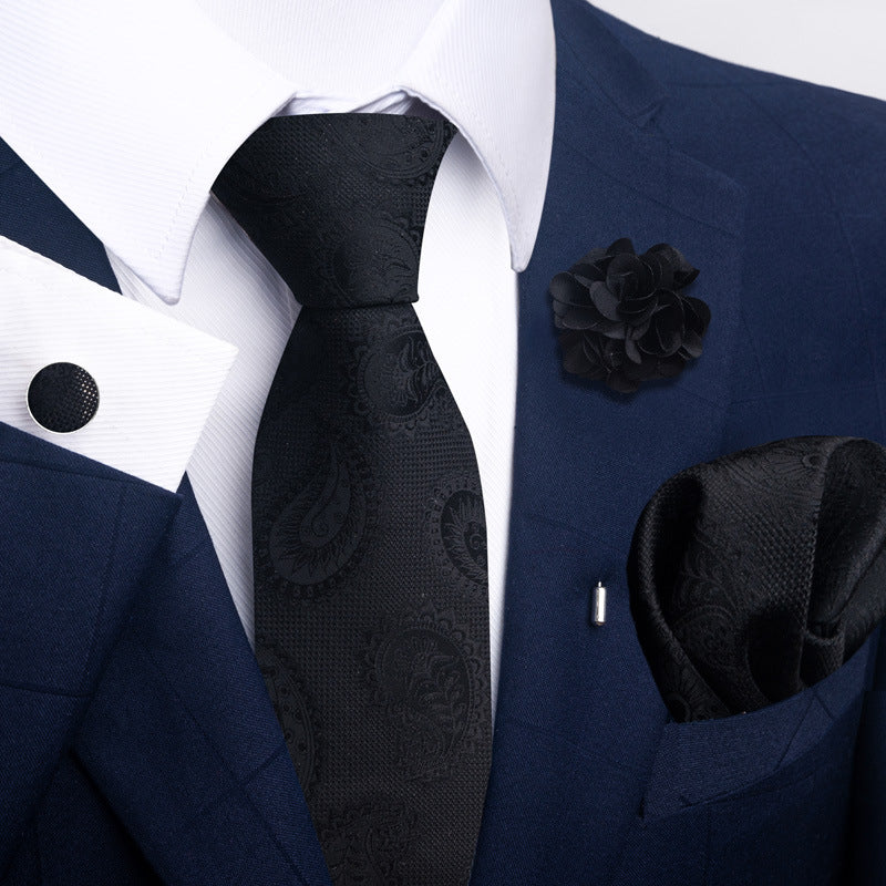 Men's Tie Suit Pocket Square Combo 8 - Sophinity