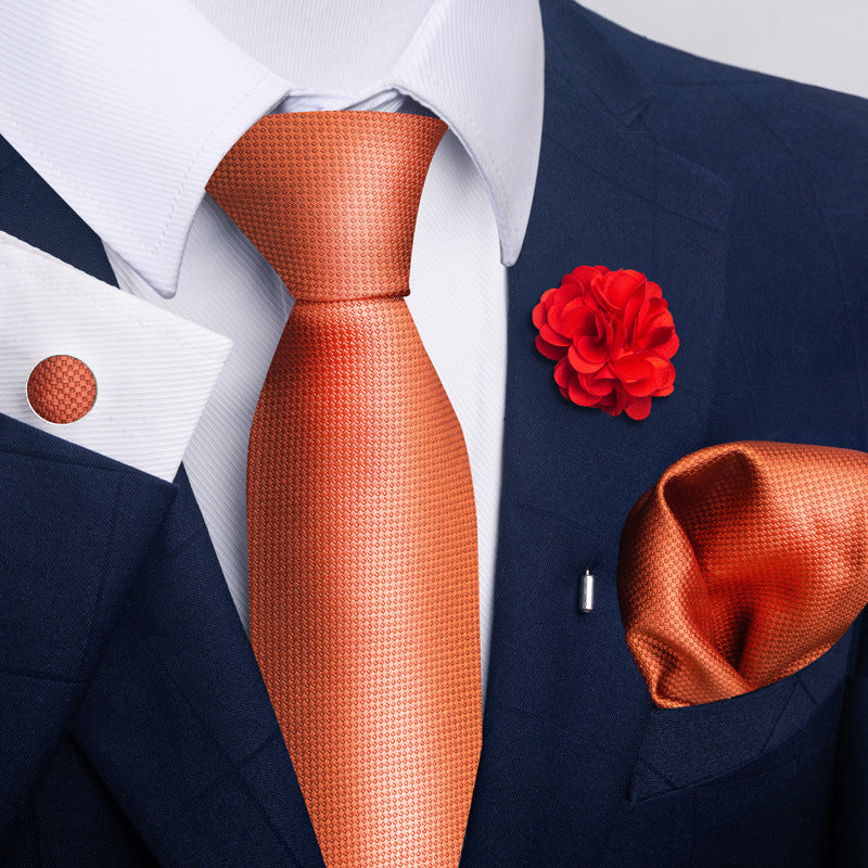 Men's Tie Suit Pocket Square Combo 8 - Sophinity