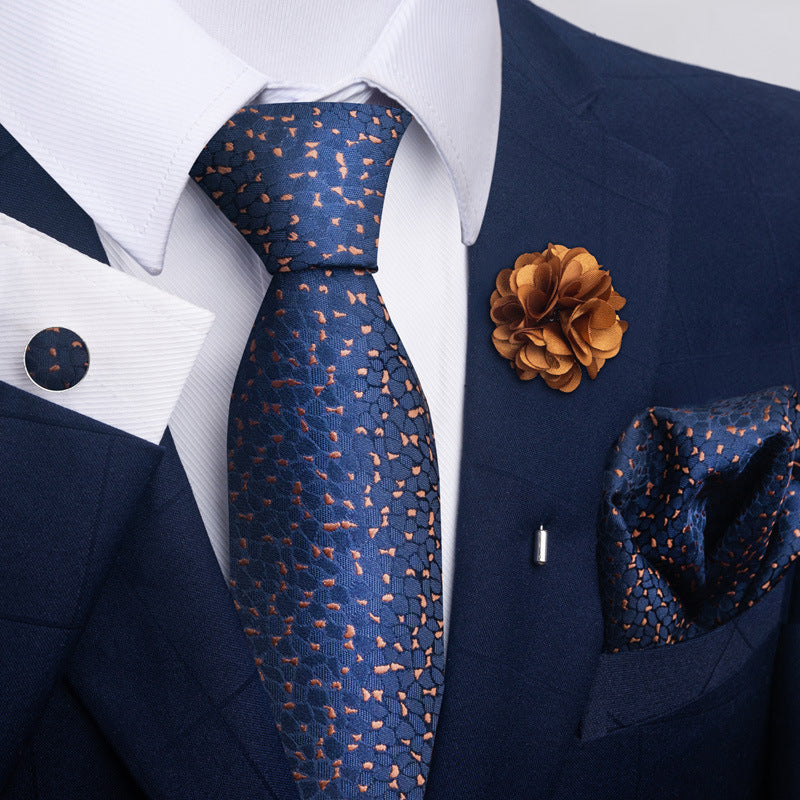 Men's Tie Suit Pocket Square Combo 8 - Sophinity