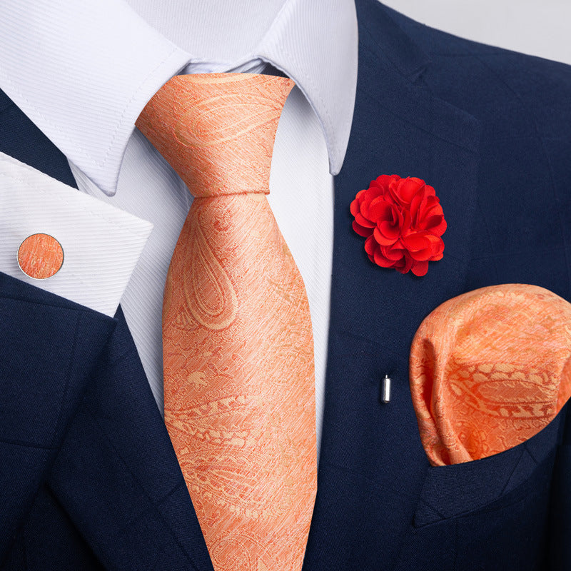 Men's Tie Suit Pocket Square Combo 8 - Sophinity