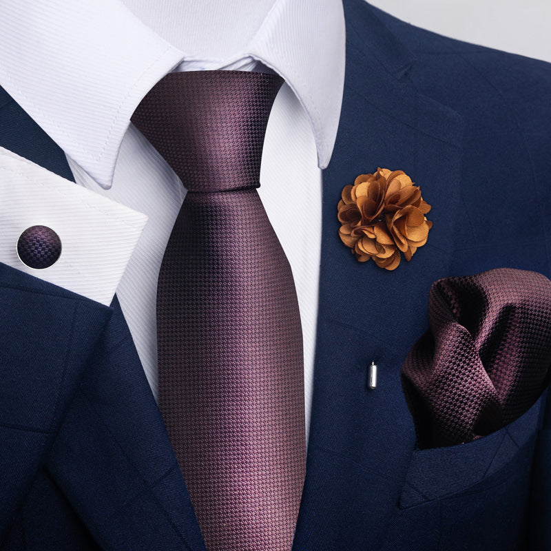 Men's Tie Suit Pocket Square Combo 8 - Sophinity