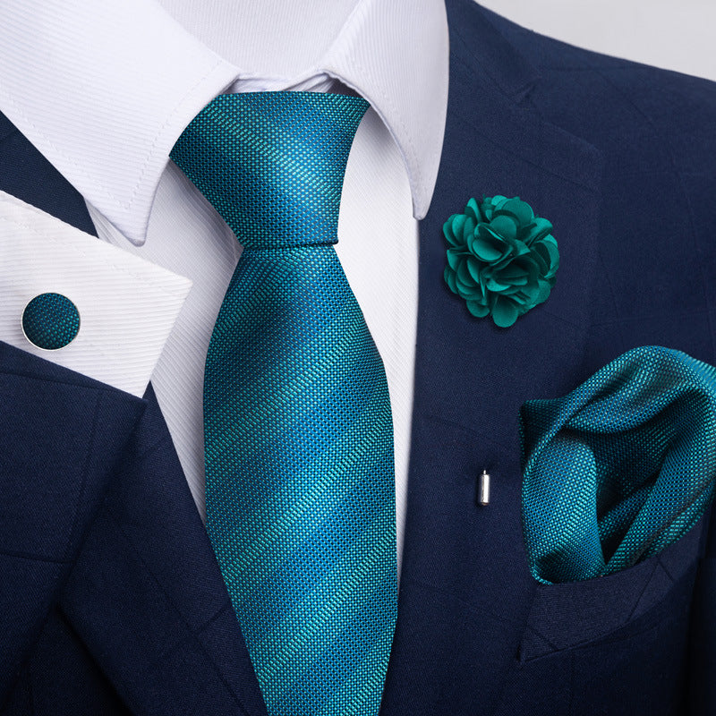 Men's Tie Suit Pocket Square Combo 8 - Sophinity