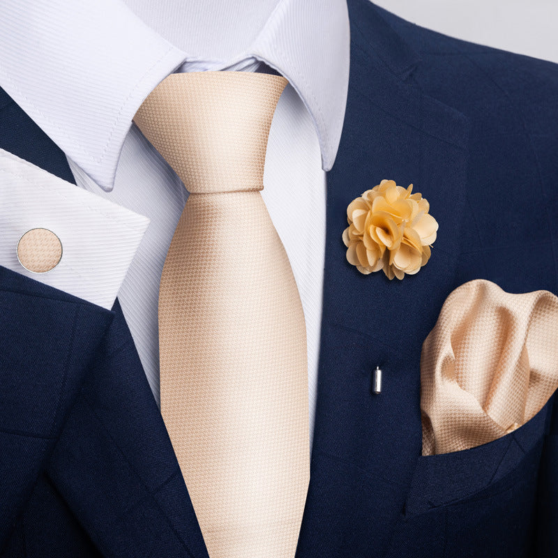 Men's Tie Suit Pocket Square Combo 8 - Sophinity