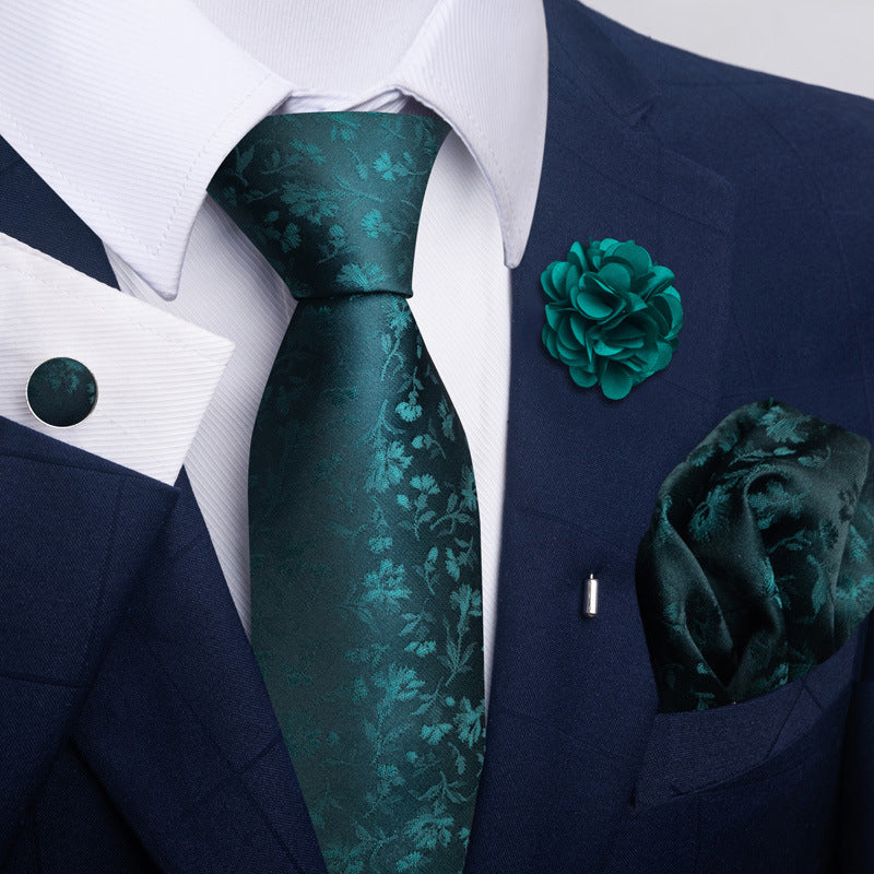 Men's Tie Suit Pocket Square Combo 8 - Sophinity