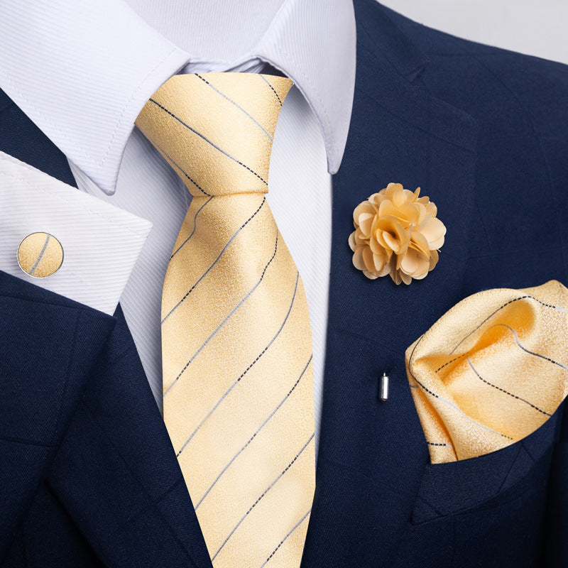 Men's Tie Suit Pocket Square Combo 8 - Sophinity