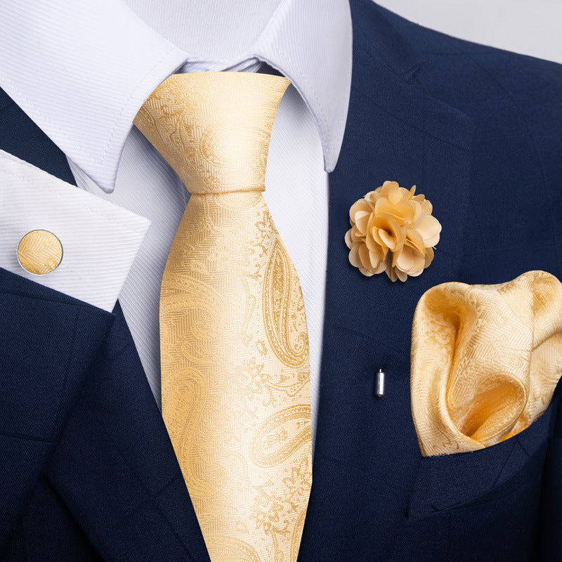 Men's Tie Suit Pocket Square Combo 8 - Sophinity