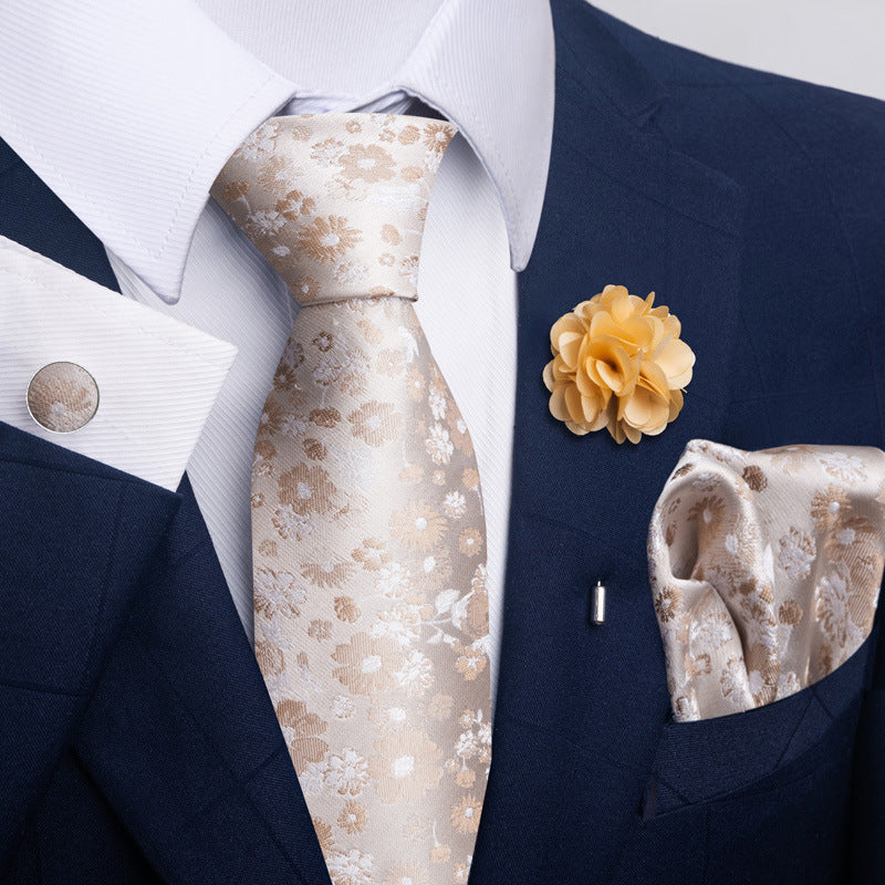 Men's Tie Suit Pocket Square Combo 8 - Sophinity