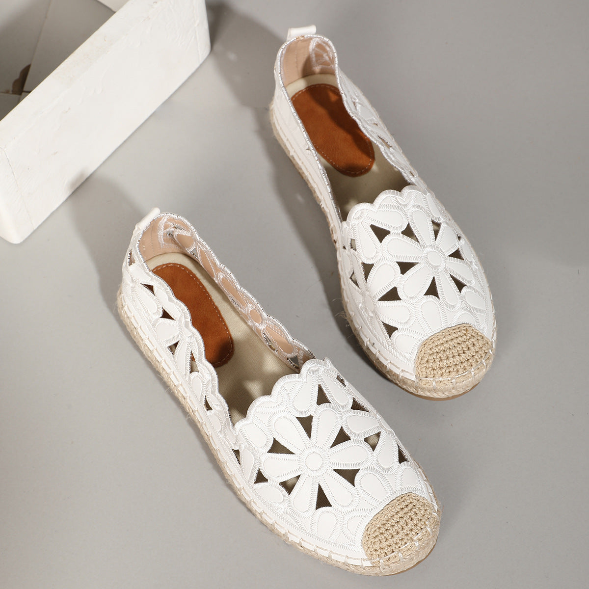 Fisherman Shoes Lightweight Flat Straw Women Hollow Out - Sophinity